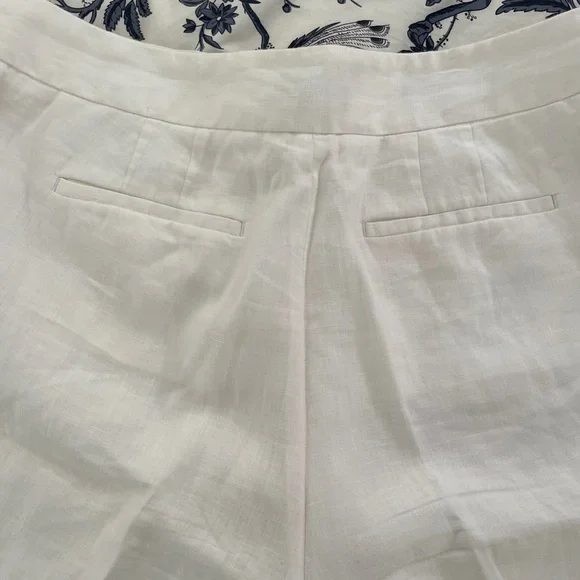 Talbots White Linen Trousers - Picture 13 of 16